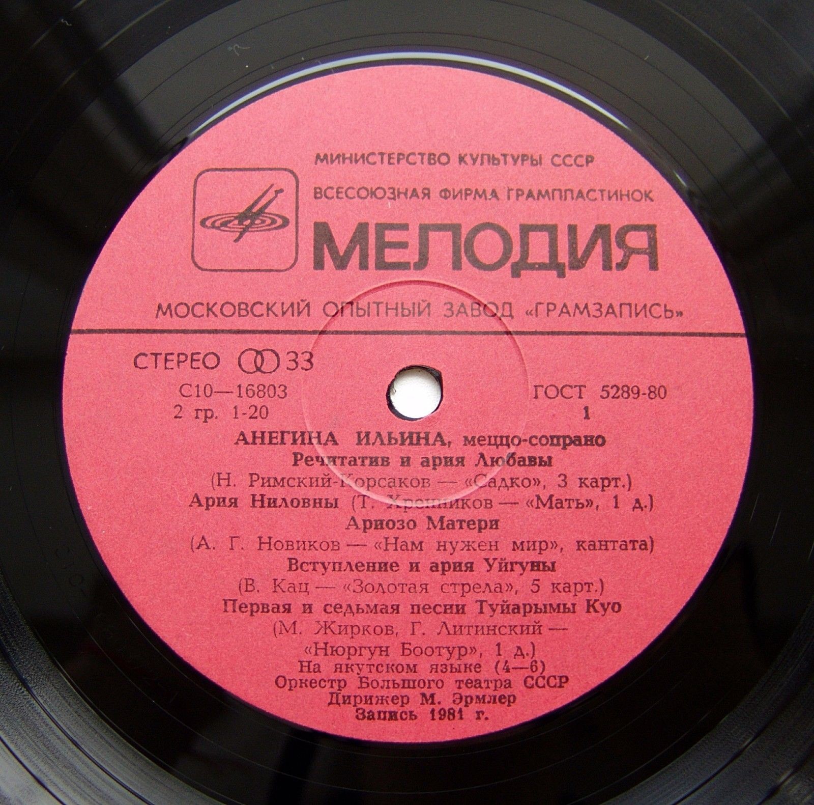 Анегина ИЛЬИНА (меццо-сопрано)