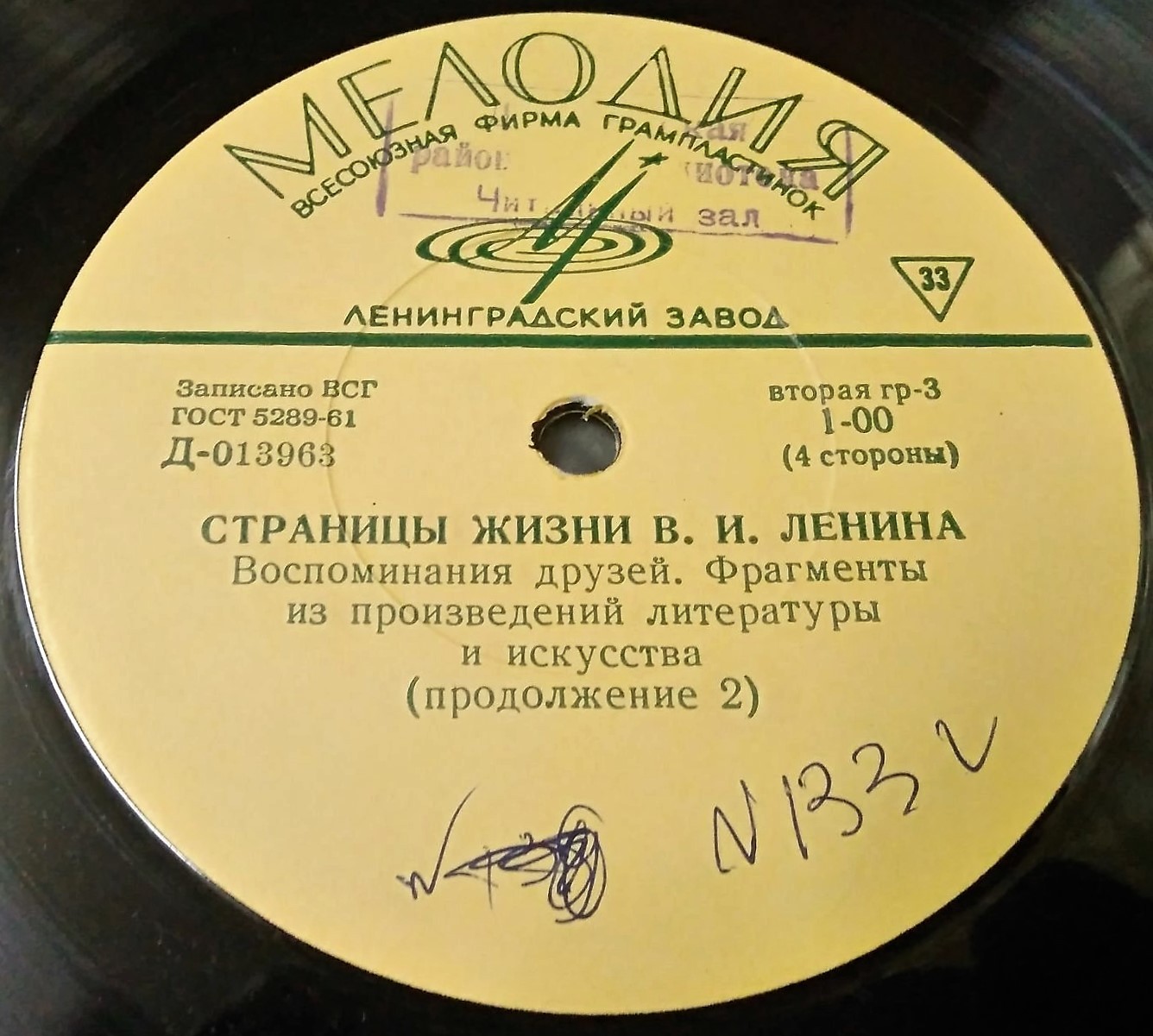 Страницы жизни В.И.Ленина