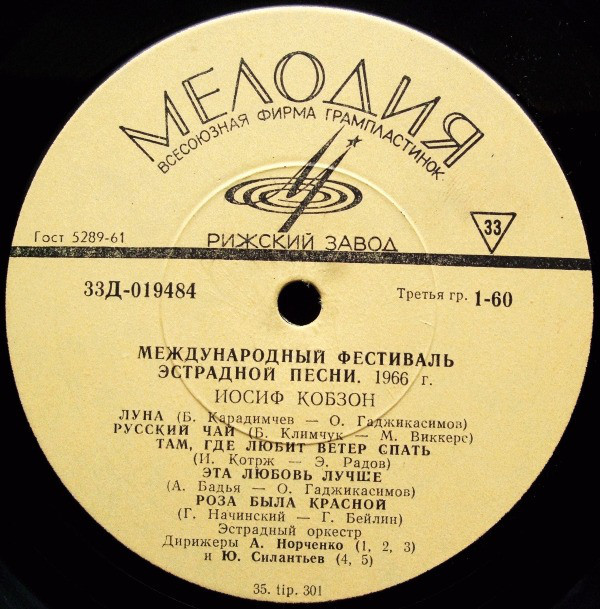 МЕЖДУНАРОДНЫЙ ФЕСТИВАЛЬ ЭСТРАДНОЙ ПЕСНИ (Москва, 1966 г.)