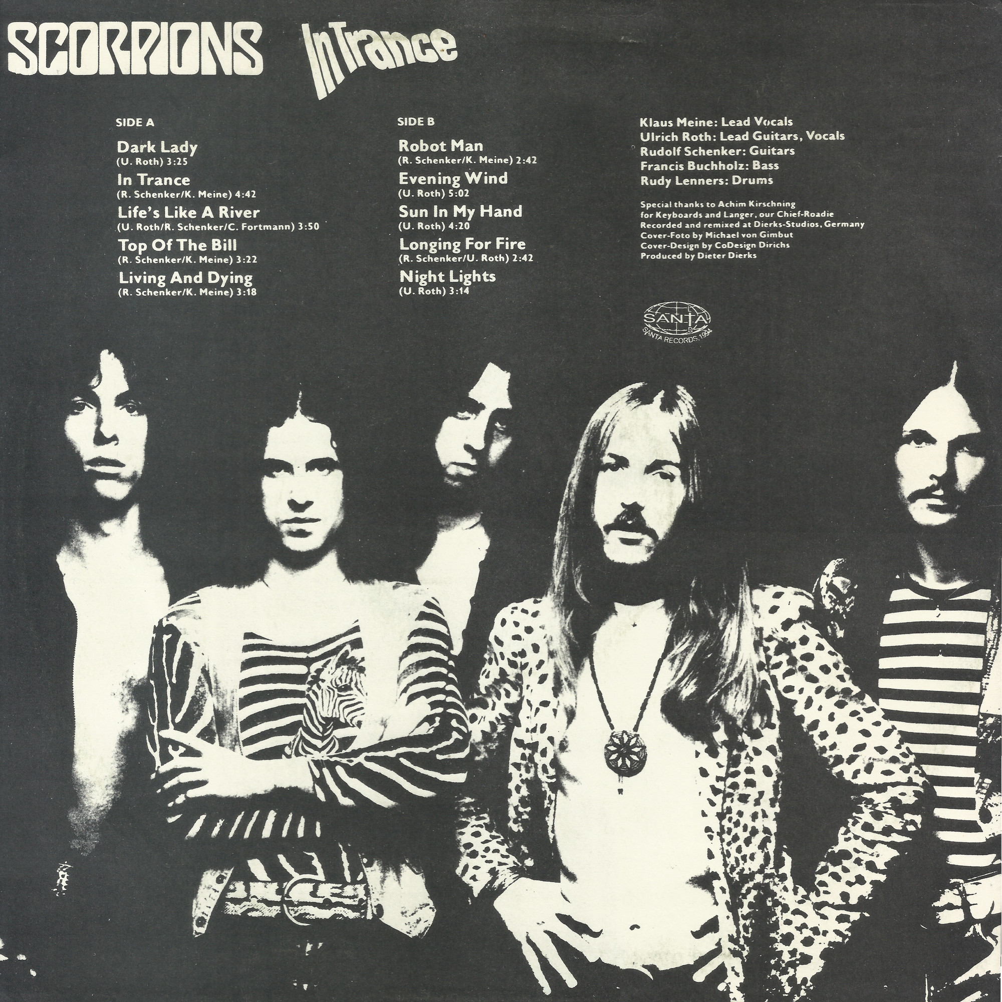 SCORPIONS. In Trance