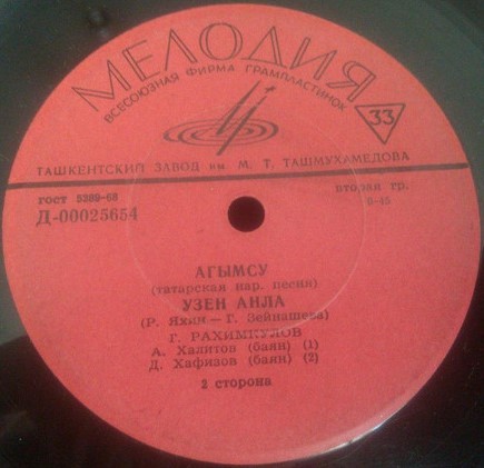 Габдулла РАХИМКУЛОВ: Татарские песни