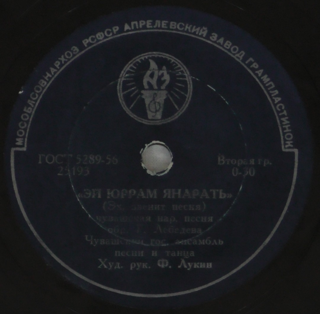 Чувашский гос. ансамбль песни и танца, худ. рук. Ф. Лукин