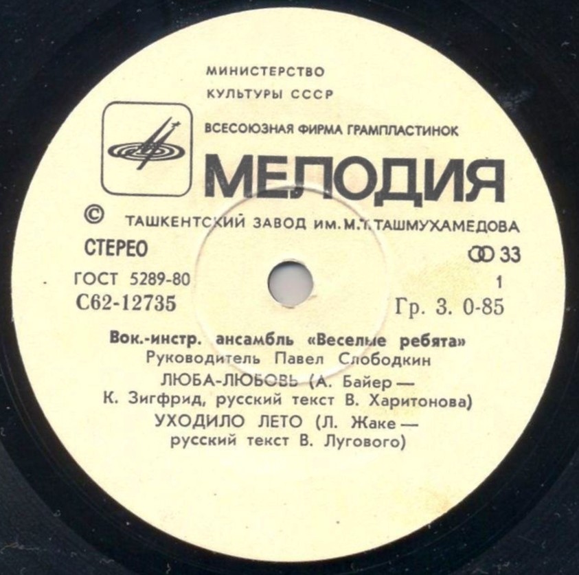 ВИА "Весёлые ребята"