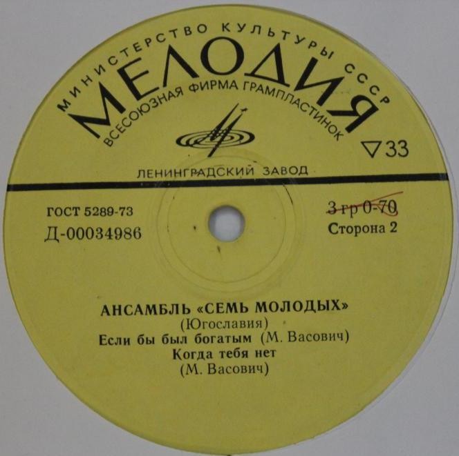 Ансамбль "Семь молодых" (Югославия)