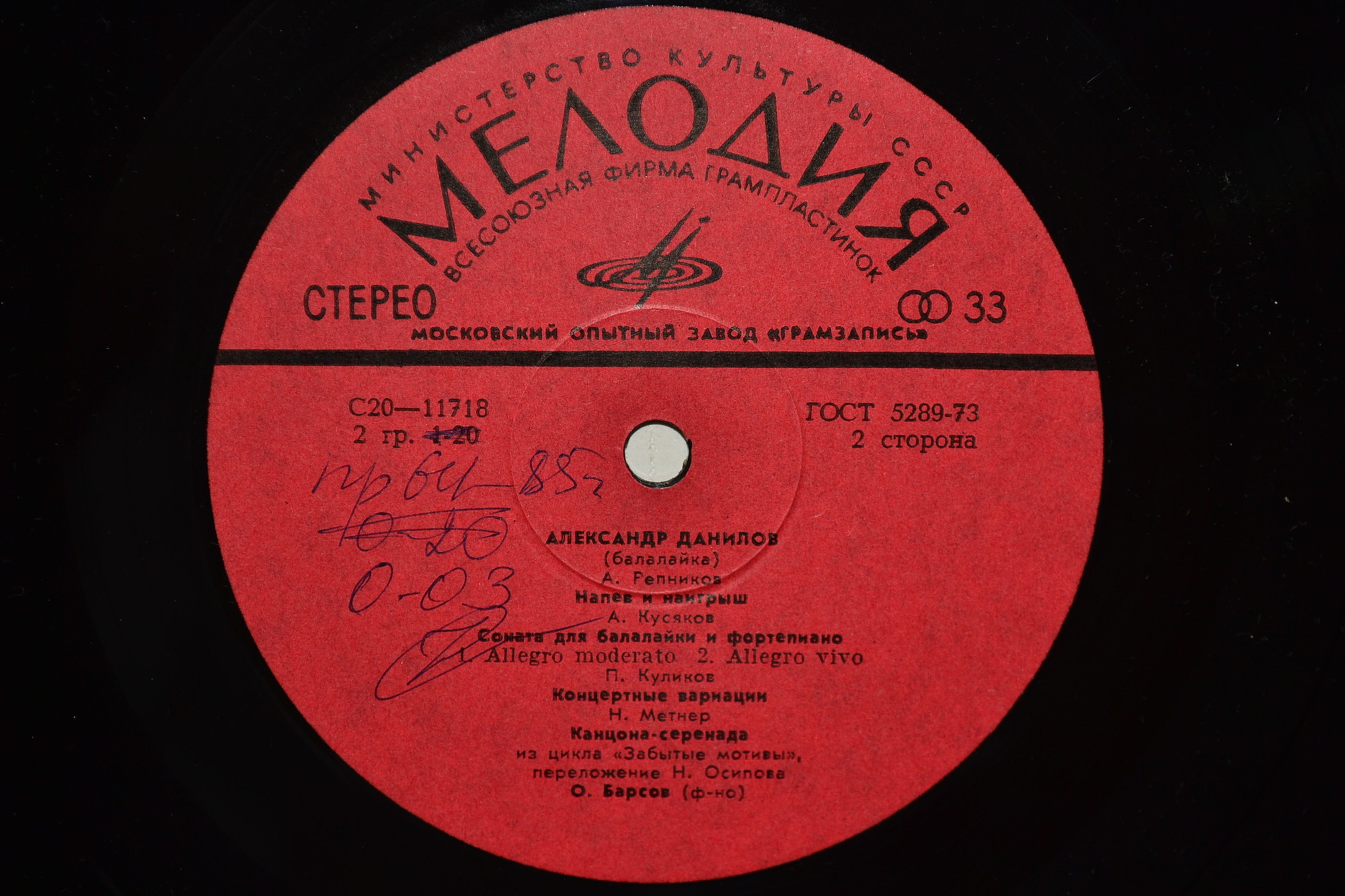 Александр ДАНИЛОВ (балалайка)