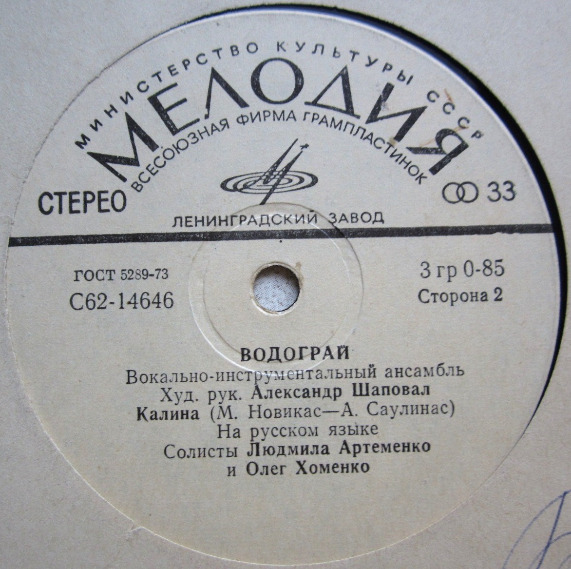 ВИА "Водограй"