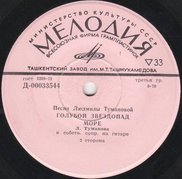 Людмила ТУМАНОВА «Песни Людмилы Тумановой»