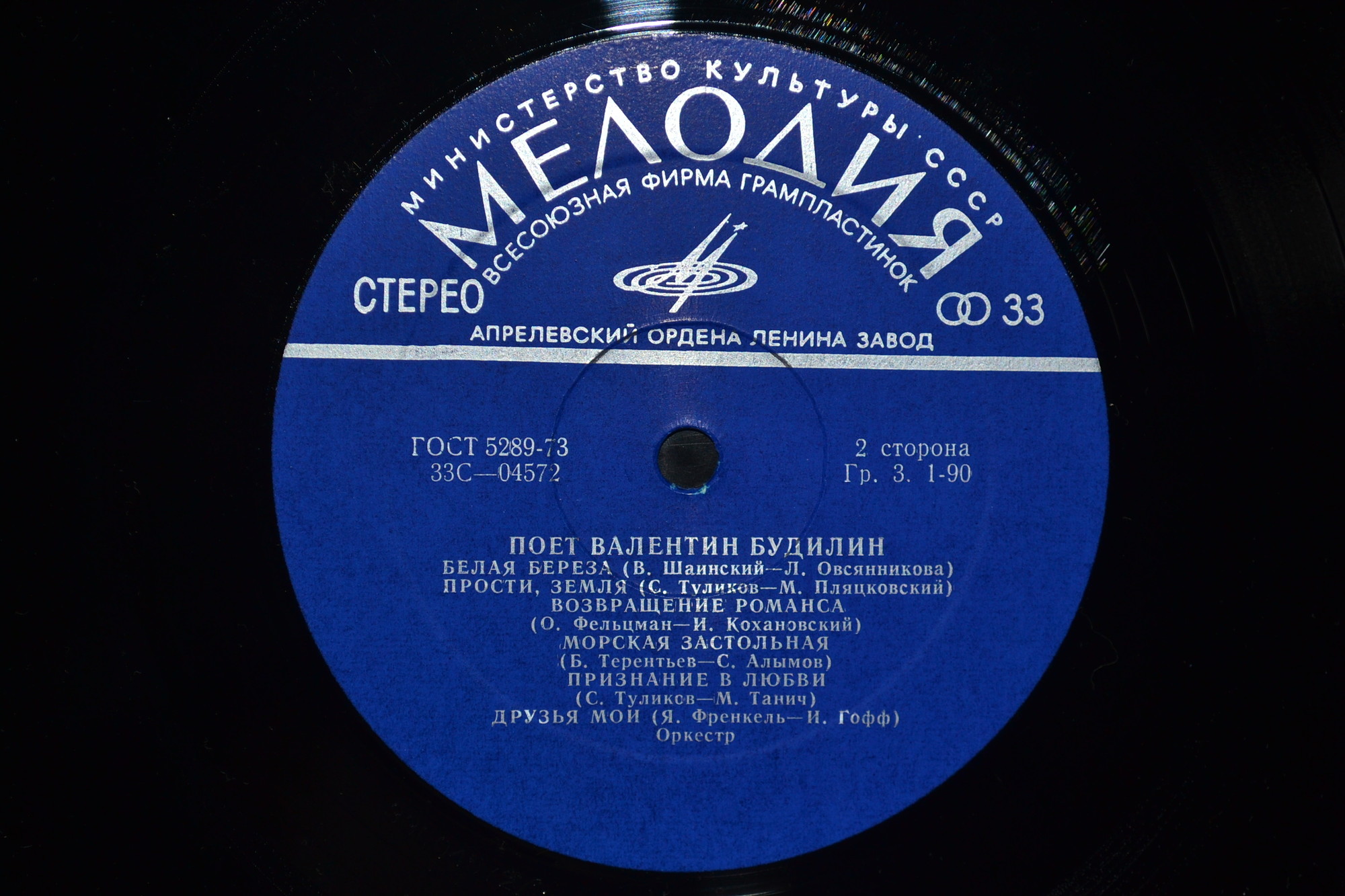 Поёт Валентин БУДИЛИН