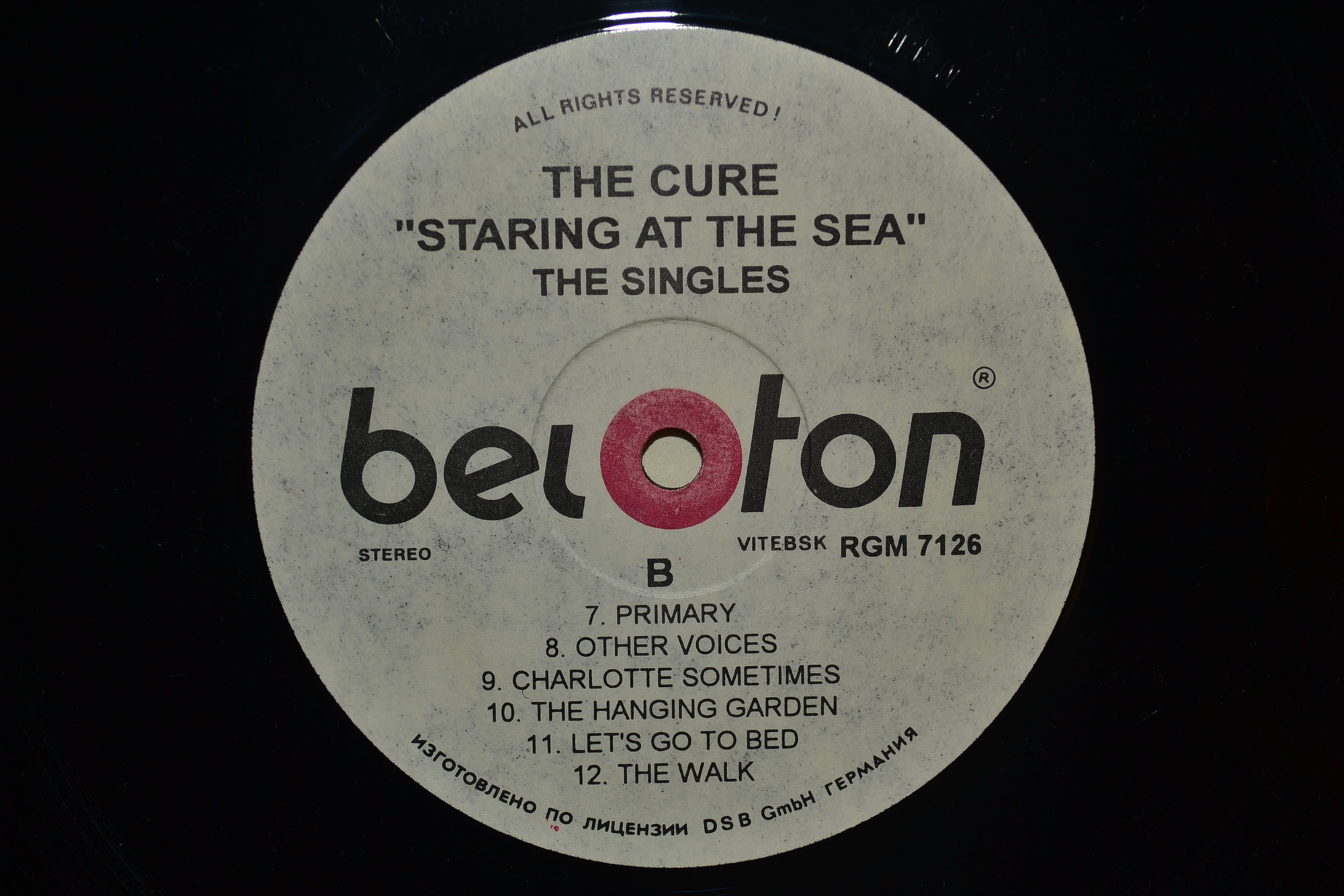 The CURE. Staring At The Sea