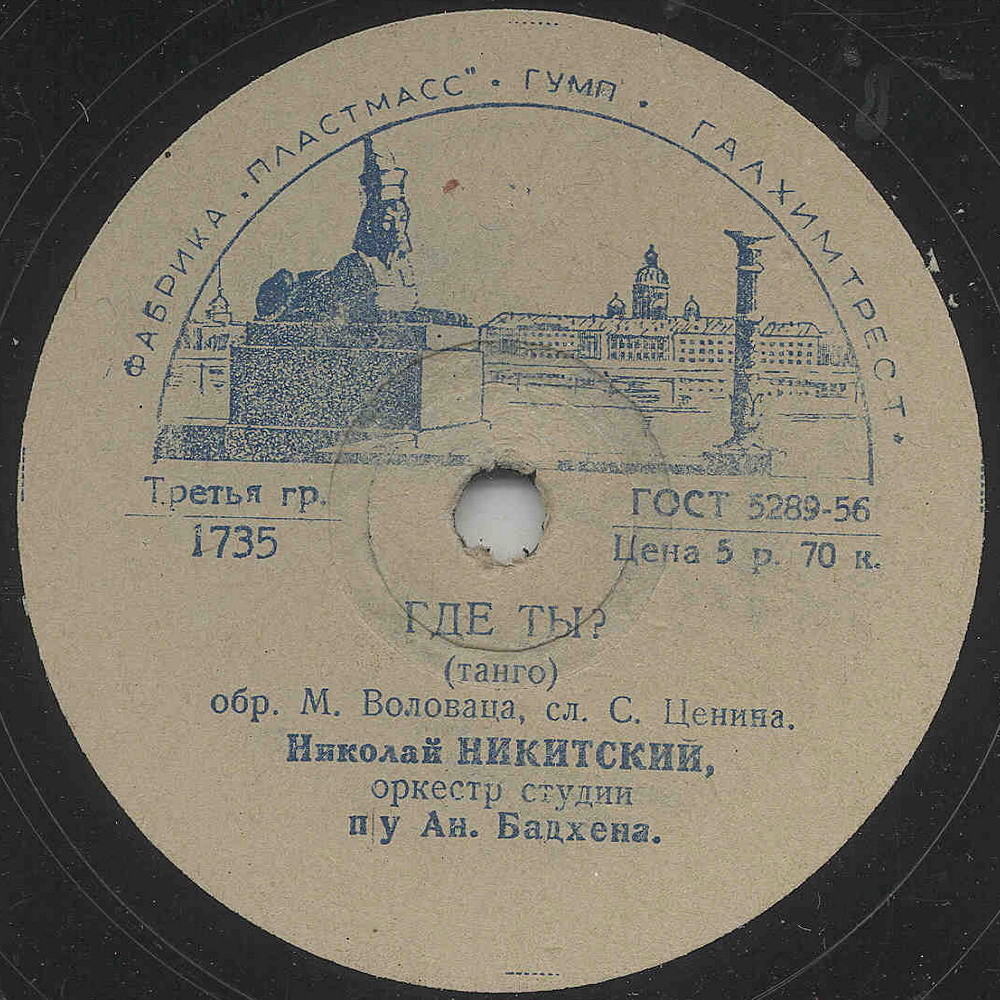 А. Коваленко — Вишнёвый сад / Н. Никитский — Где ты?