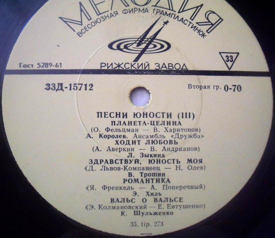 Песни юности (3 серия)