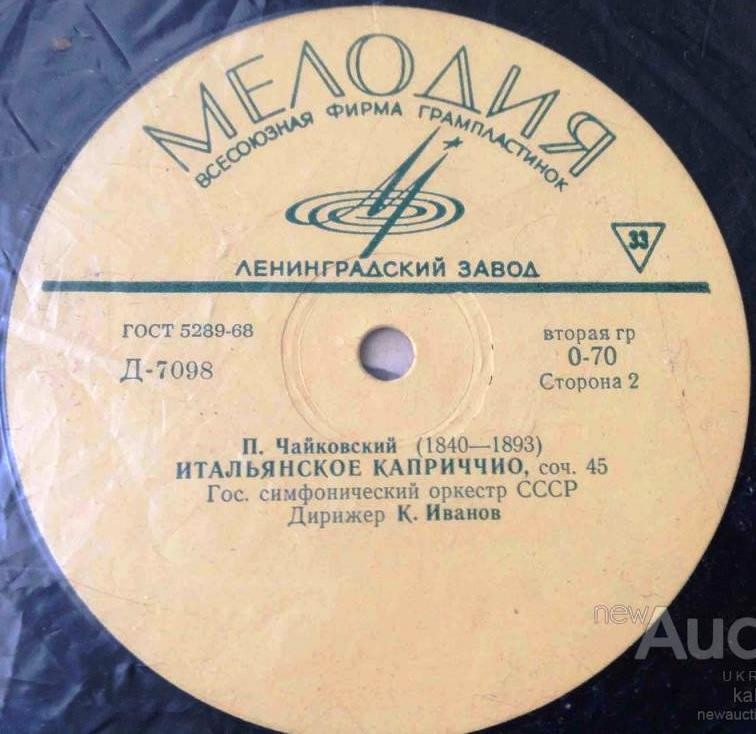 П. ЧАЙКОВСКИЙ (1840–1893): Увертюра-фантазия «Гамлет» / Итальянское каприччио (Г. Рождественский, К. Иванов)