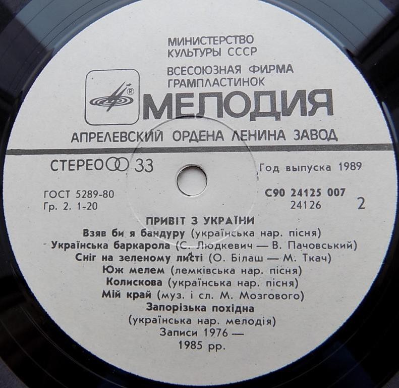 Привіт з України