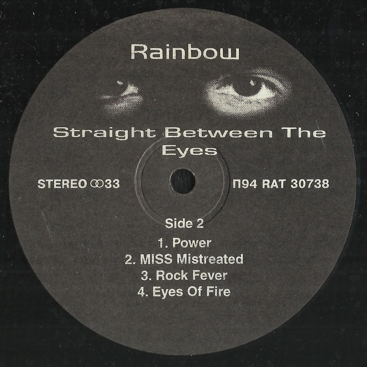 RAINBOW «Straight Between The Eyes»