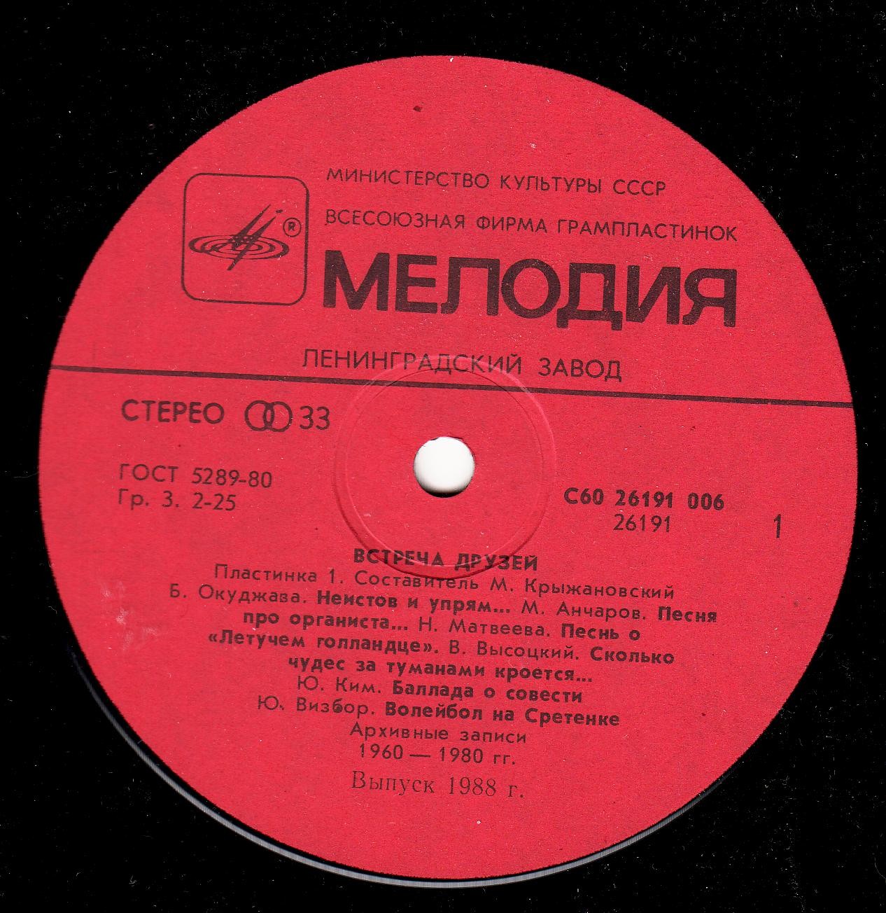 Встреча друзей. 25 лет клубу песни «Восток»