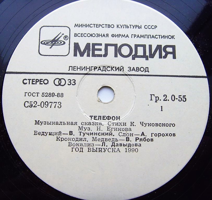 К.Чуковский. Телефон (музыкальная сказка)