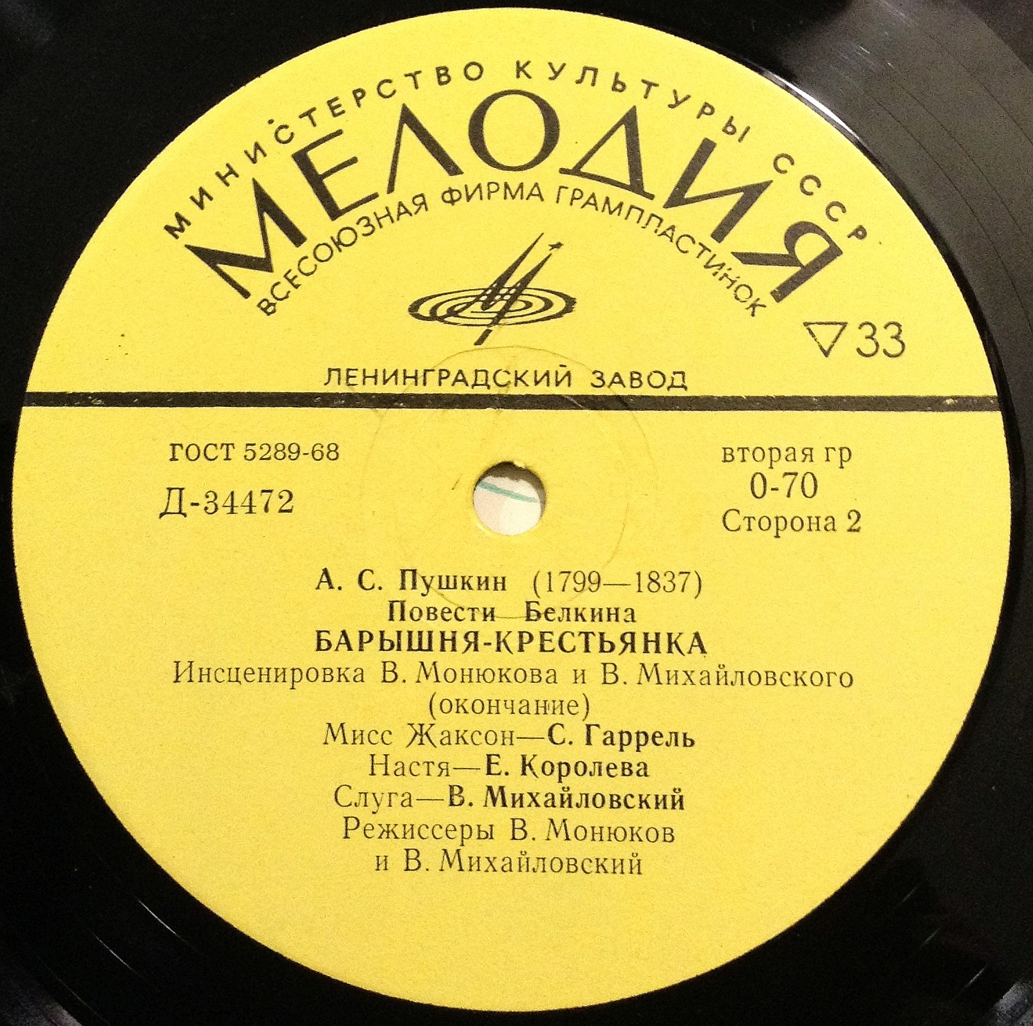 А. С. Пушкин - Повести Белкина - "Барышня-крестьянка"