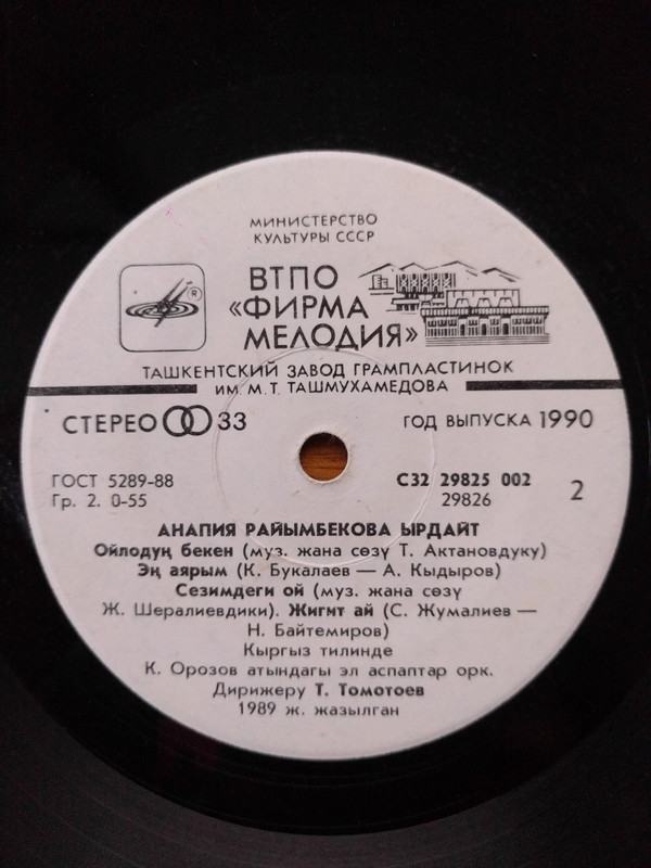 РАЙЫМБЕКОВА Анапия.