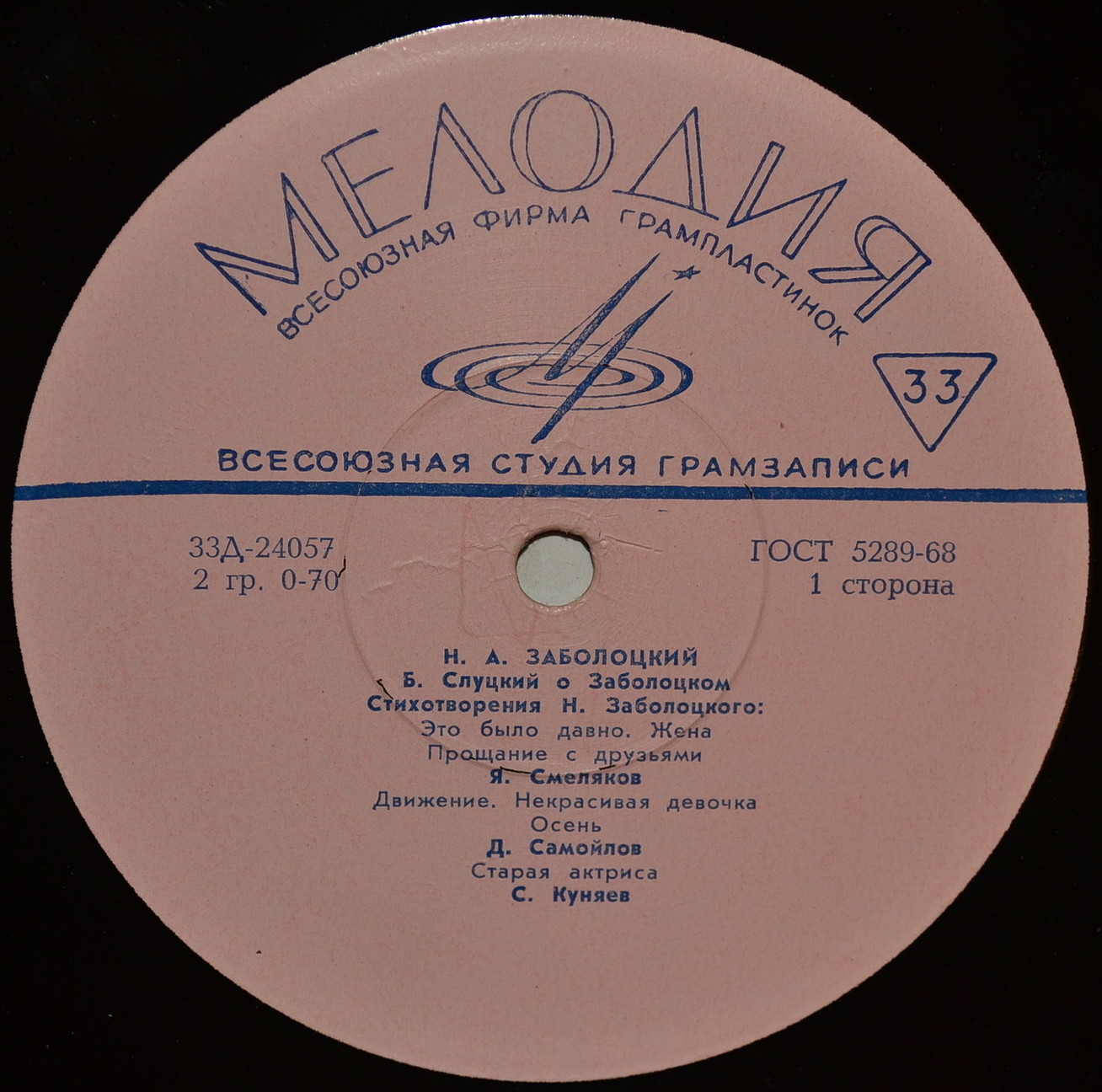 Николай Алексеевич Заболоцкий