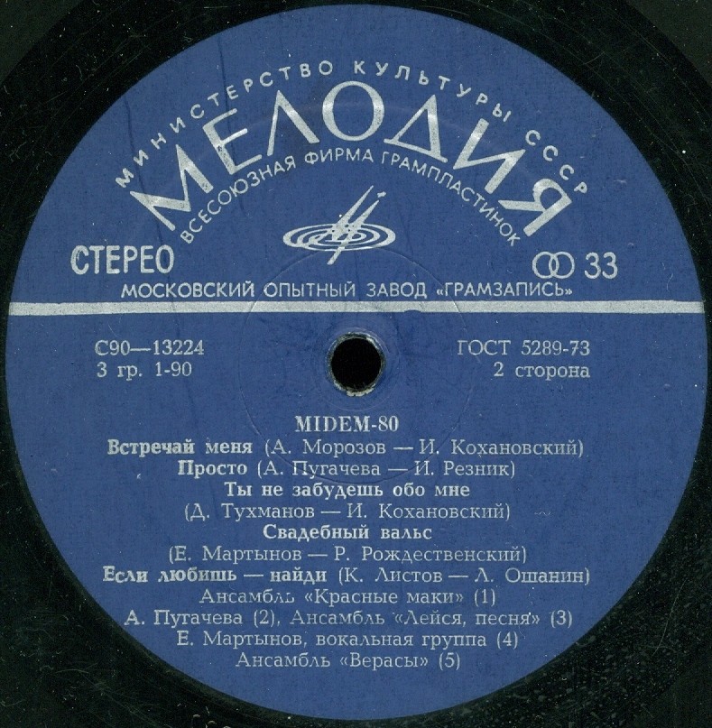 Встречай меня / MIDEM-80