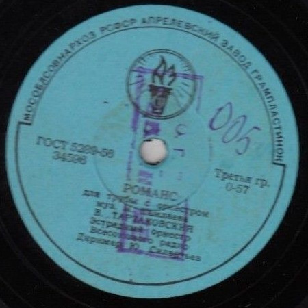 Эстрадный оркестр Всесоюзного радио, дирижер Ю. Силантьев