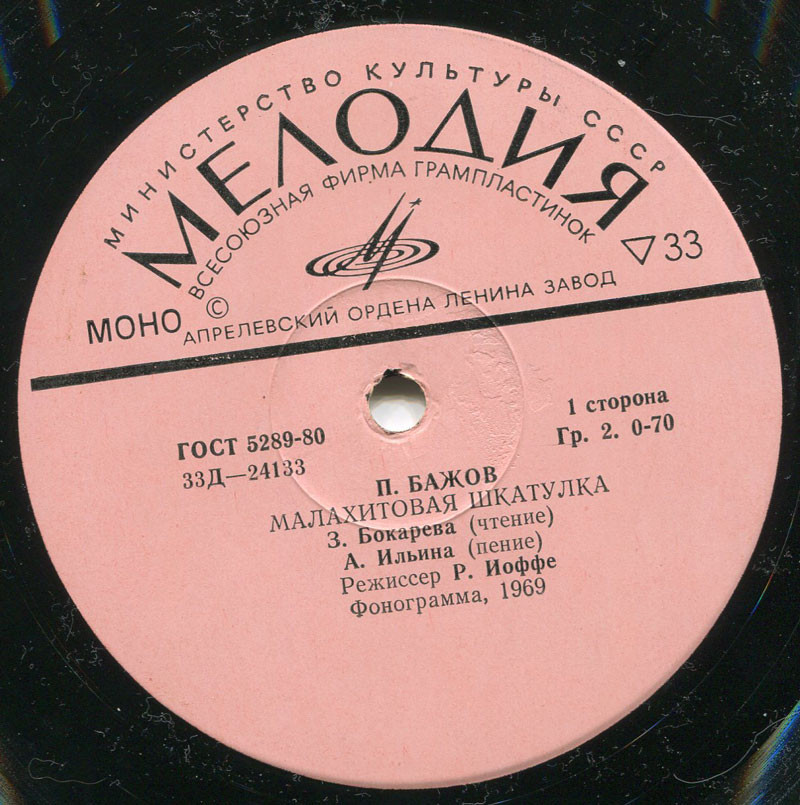П.Бажов (1879–1950). Малахитовая шкатулка