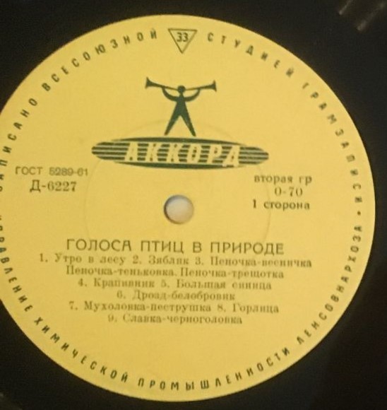 ГОЛОСА ПТИЦ В ПРИРОДЕ (1 серия)