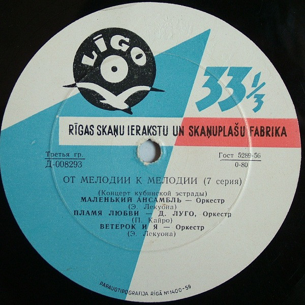 ОТ МЕЛОДИИ К МЕЛОДИИ (7 серия): Концерт кубинской эстрады