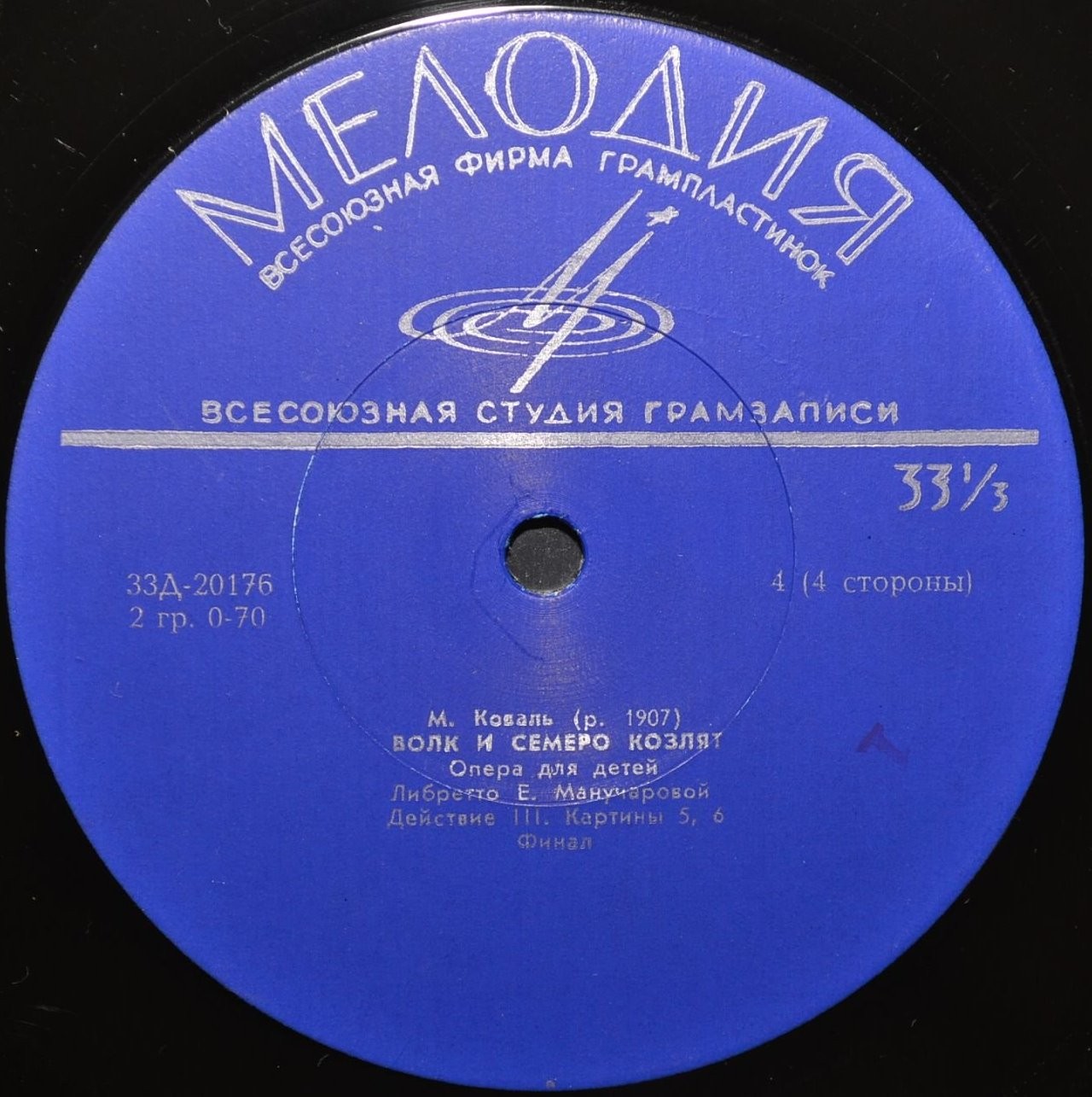 М. КОВАЛЬ (1907-1971) «Волк и семеро козлят»: опера для детей