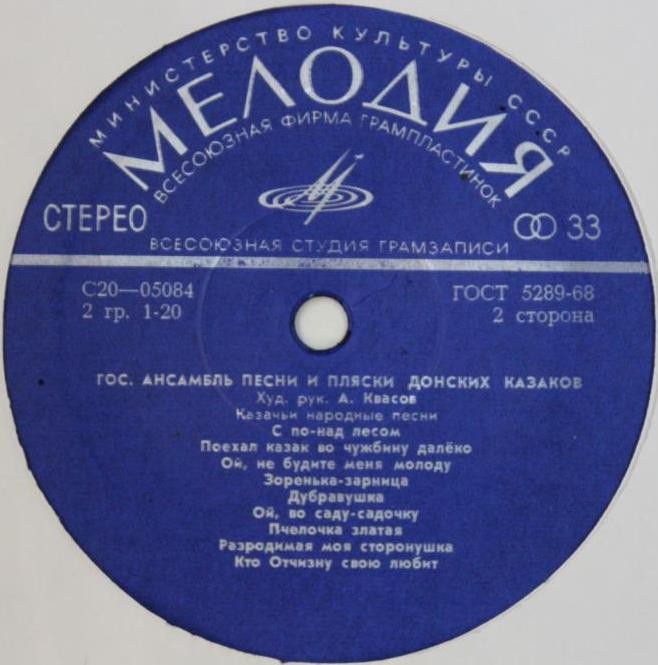 ДОНСКОЙ СУВЕНИР. Государственный ансамбль песни и пляски донских казаков