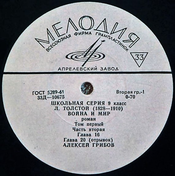 Л. ТОЛСТОЙ (1828-1910) Фрагменты из романа "Война и мир"