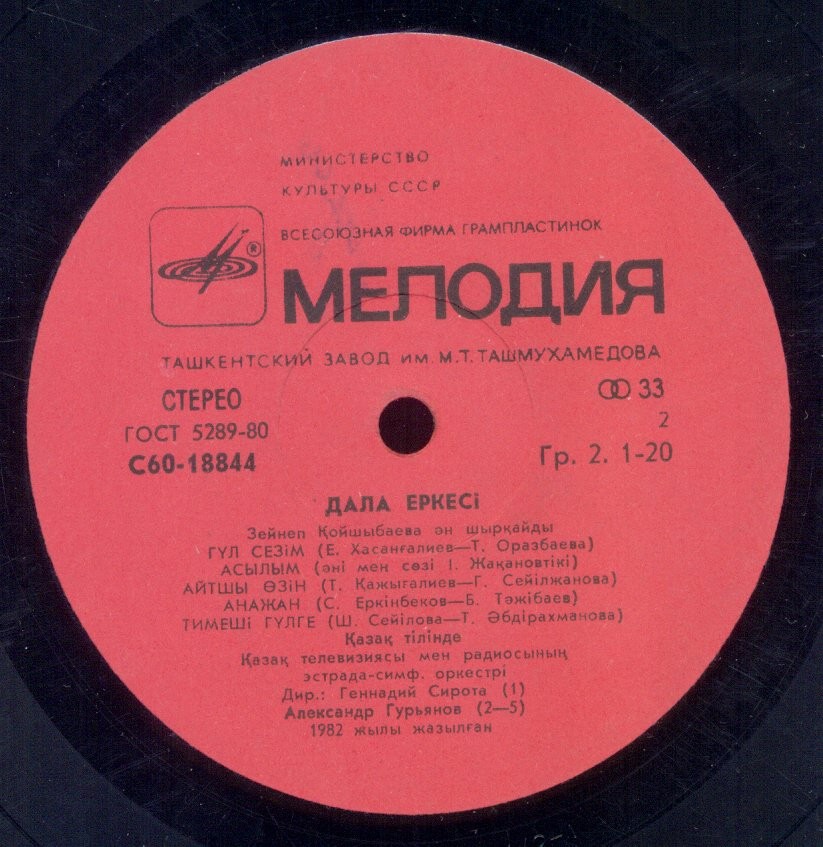 КОЙШЫБАЕВА Зейнеп. «Степная баловница»: