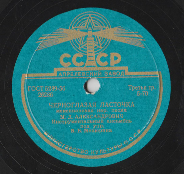 М. Александрович — Черноглазая ласточка / Чико-чико