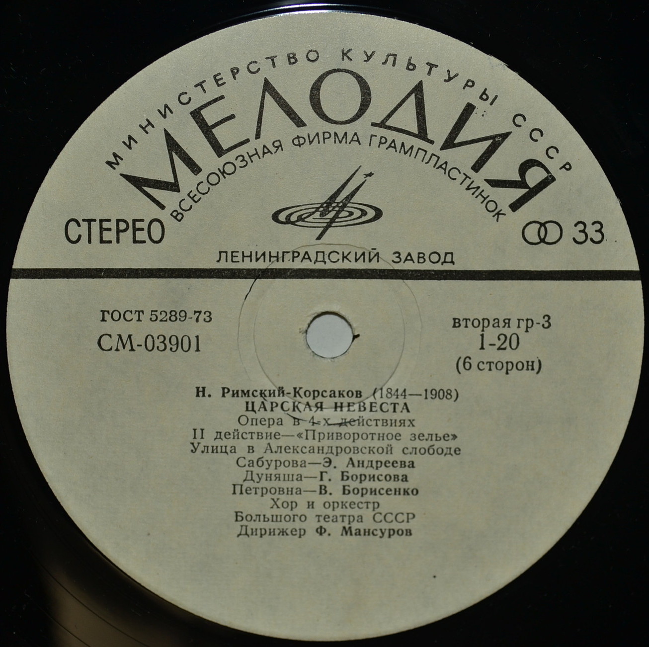 Н. Римский-Корсаков. Опера "Царская невеста"