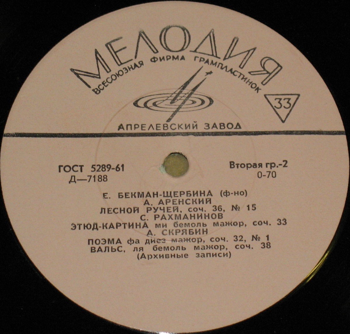 Елена Бекман-Щербина (ф-но)