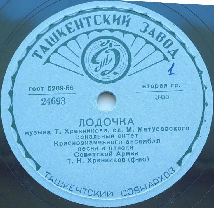 Вокальный октет Краснознамённого ансамбля песни и пляски Советской армии