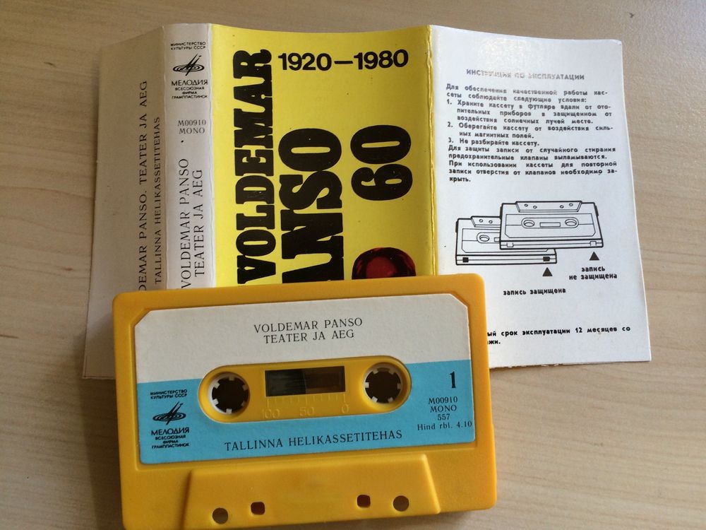 Voldemar Panso 60 : 1920-1980 : Teater ja aeg