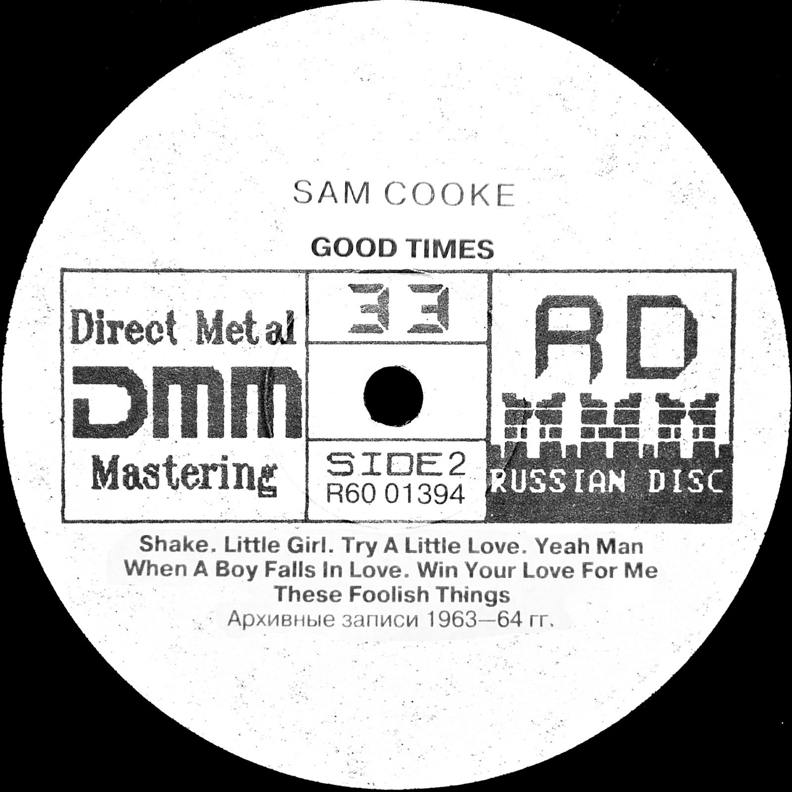Sam Cooke - Good Times