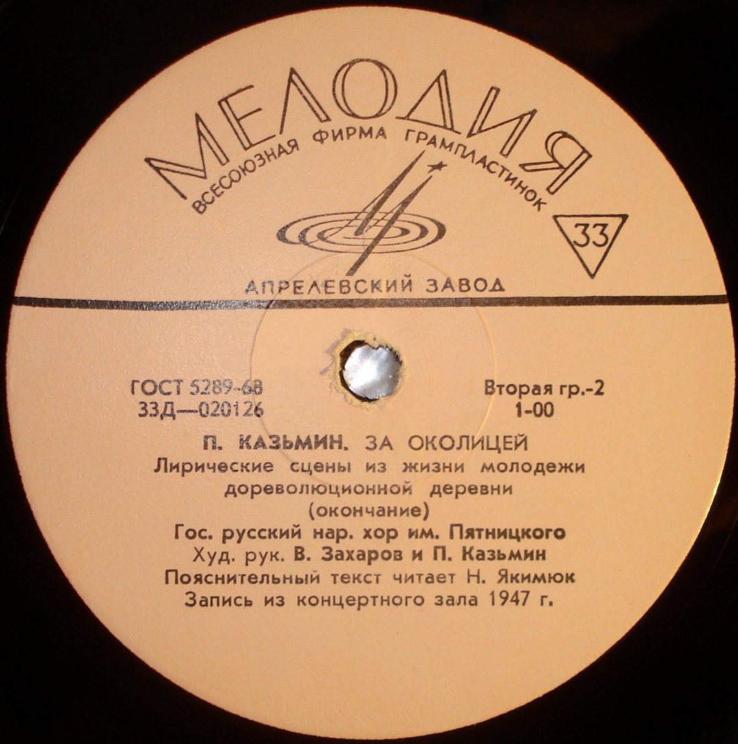 П. Казьмин. За околицей