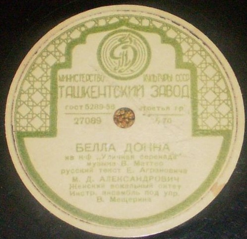 М. Александрович - Ночное танго / Белла донна