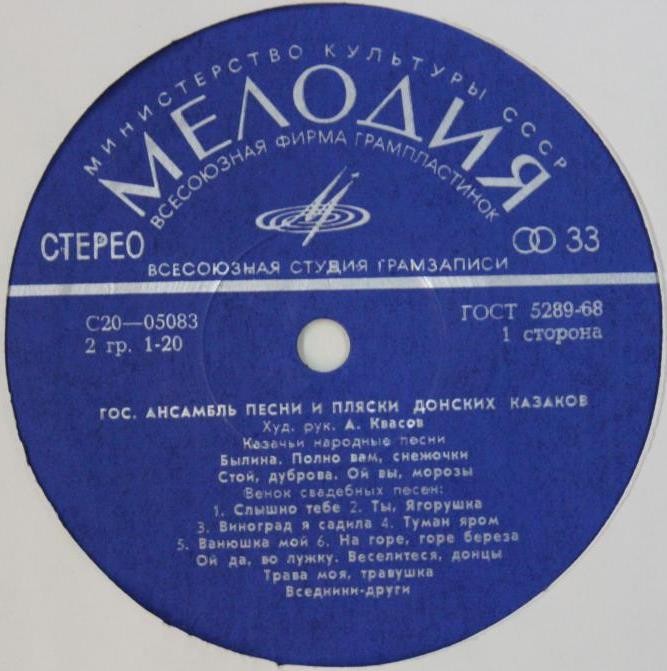 ДОНСКОЙ СУВЕНИР. Государственный ансамбль песни и пляски донских казаков