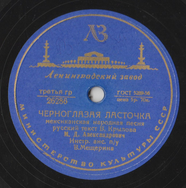 М. Александрович — Черноглазая ласточка / Чико-чико