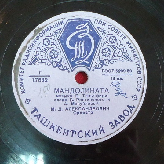 М. Д. Александрович — Баркаролла / Мандолината