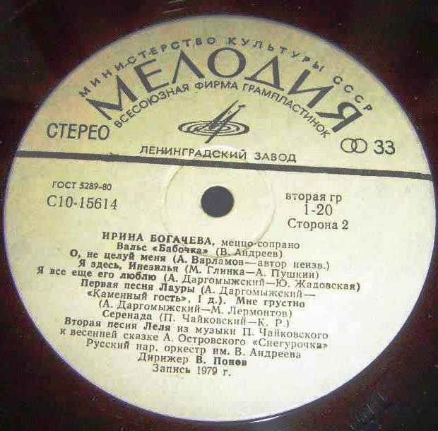 Ирина БОГАЧЕВА, меццо-сопрано