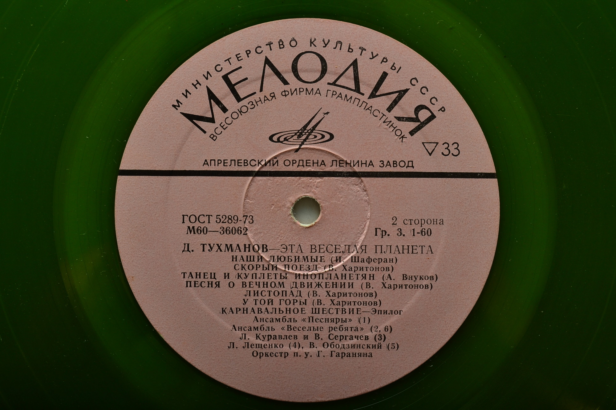 Давид Тухманов. «Эта веселая планета»