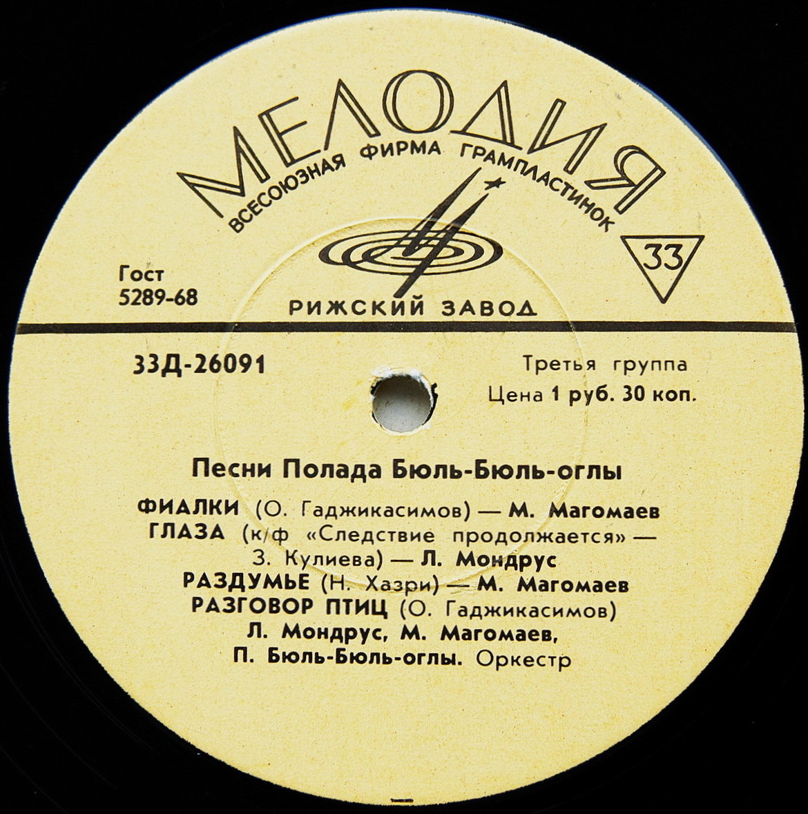 Песни Полада Бюль-Бюль-оглы