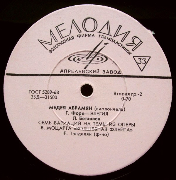 Медея АБРАМЯН (виолончель)