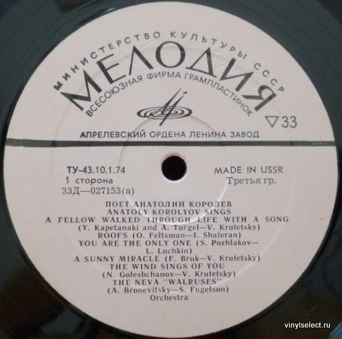 Поет Анатолий Королёв