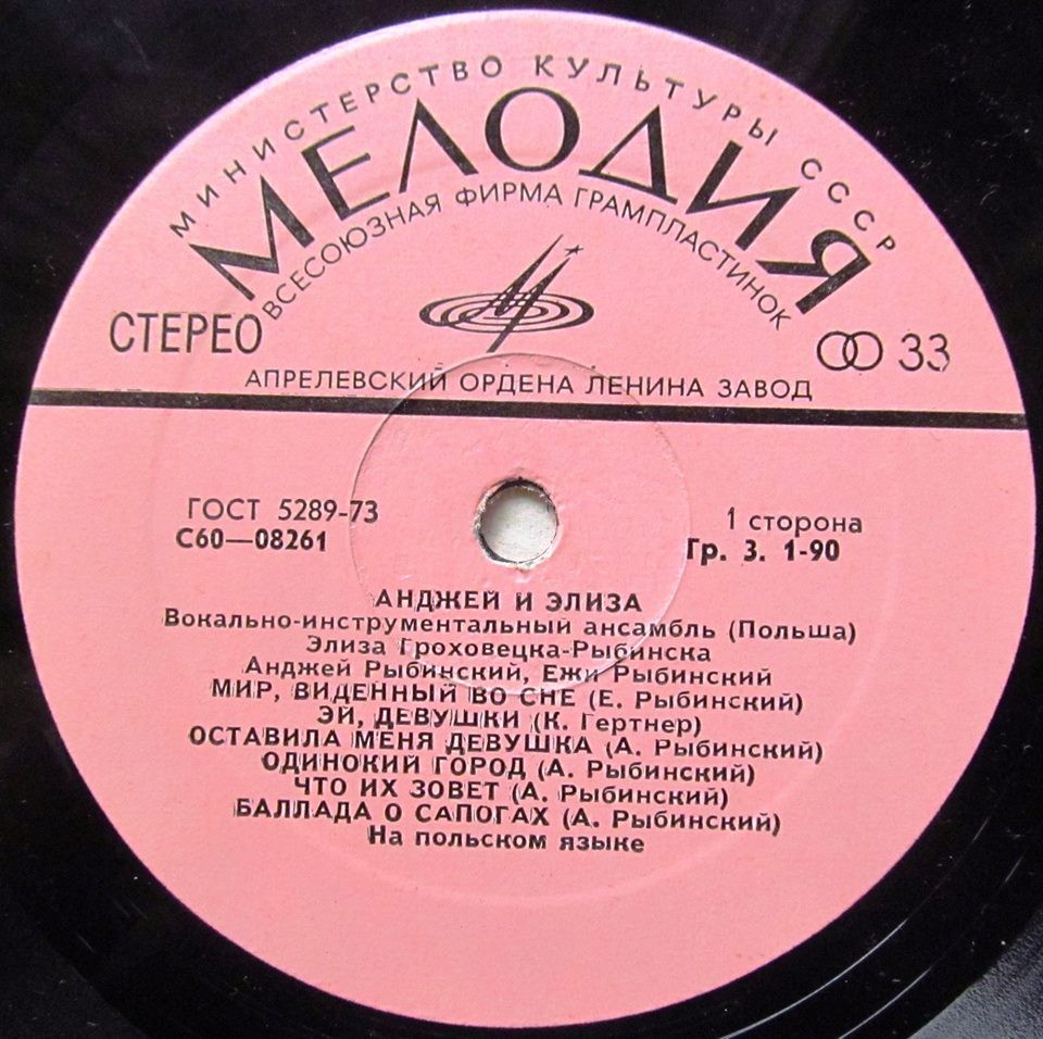 ВИА «АНДЖЕЙ и ЭЛИЗА» (Польша)