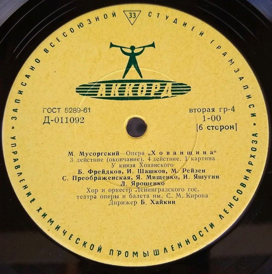 М. МУСОРГСКИЙ: Опера "Хованщина"